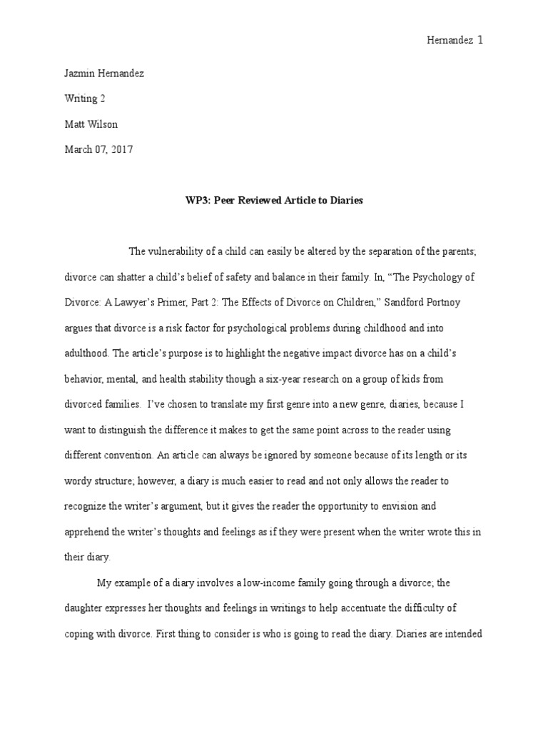 effects of divorce on family Effects of divorce on families essay